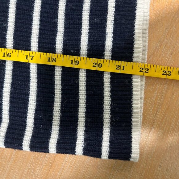 Boden Sweater Womens XS Breton Stripe Ribbed Crewneck Wool Alpaca Nautical Soft - Picture 8 of 8